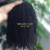 Cheap kinky curly human hair extensions 